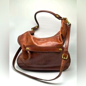 Frye Melissa Leather Hobo Crossbody